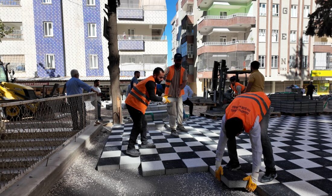 Karaköprü Belediyesi, modern şehirleşme çalışmaları kapsamında Çankaya Mahallesi’nde ikinci prestij