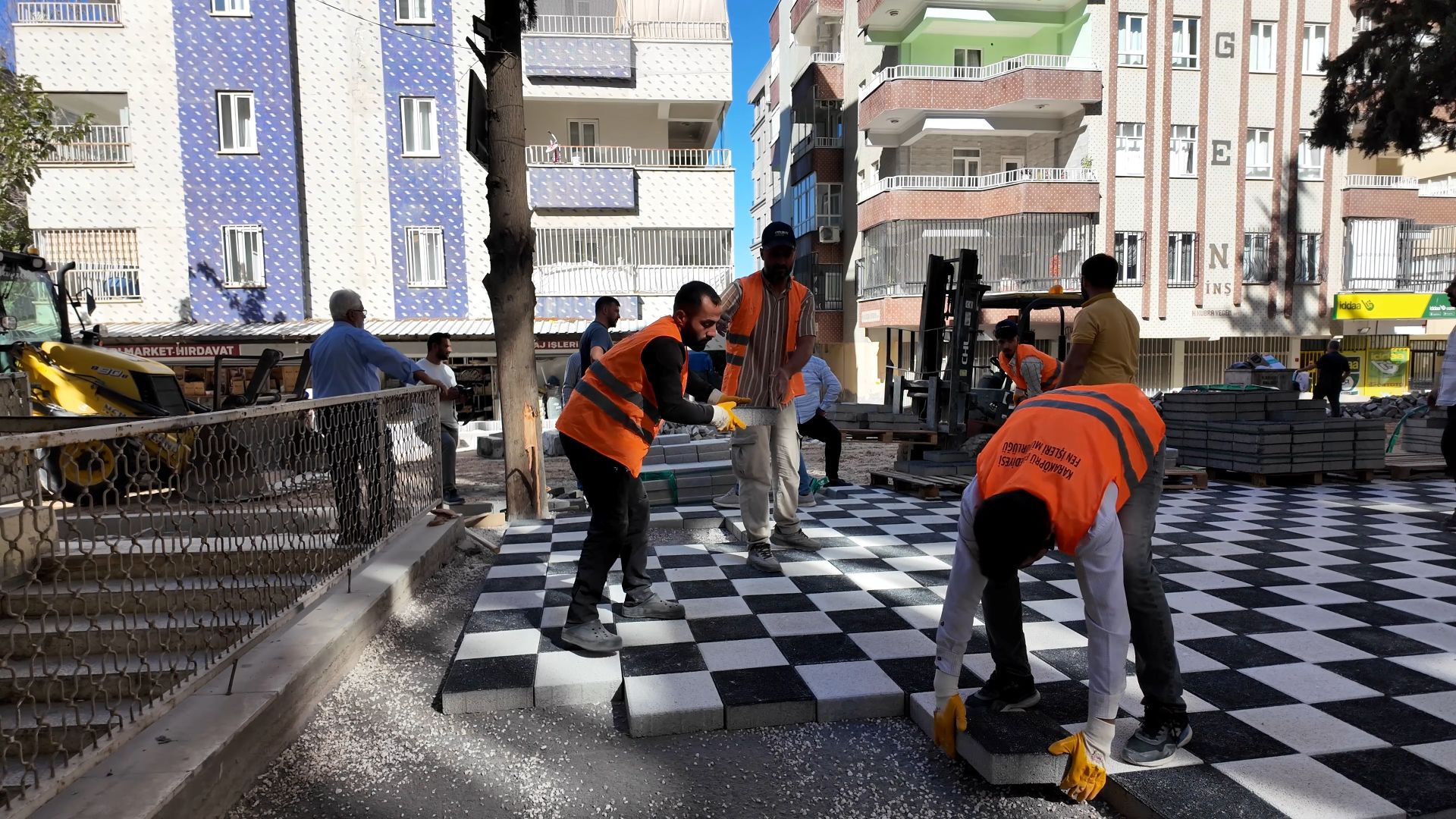 Karaköprü Belediyesi, modern şehirleşme çalışmaları kapsamında Çankaya Mahallesi’nde ikinci prestij