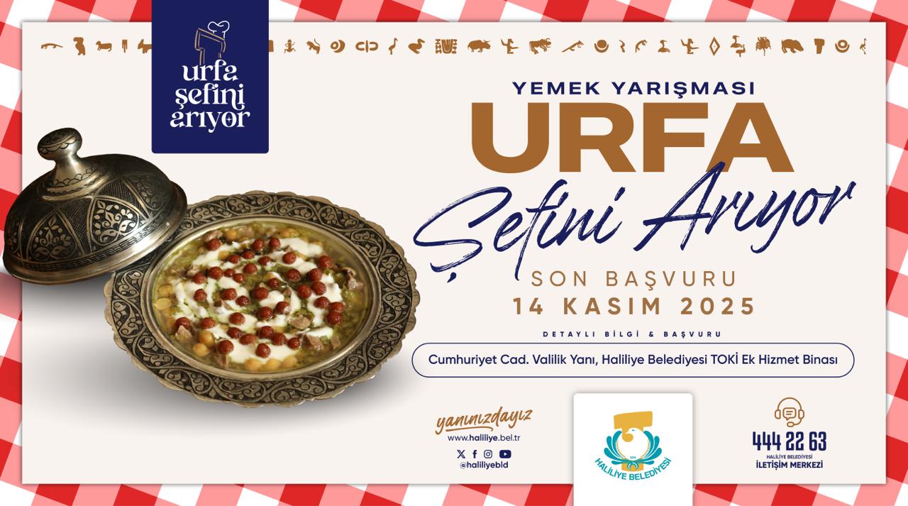 Haliliye Belediyesi, yöresel tatların yaşatılması ve gastronomi turizmine katkı sunulması