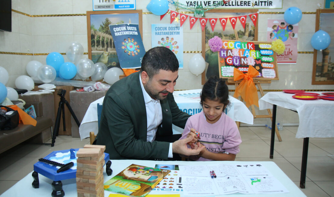 Balıklıgöl Devlet Hastanesi, Çocuk Psikoloğu Metin Elik’in öncülüğünde “Çocuk Dostu