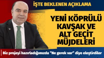 Karaköprü Belediye Başkanı Nihat Çiftçi, ilçeye yapılacak 2 yeni köprülü
