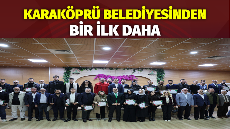 Karaköprü Belediyesi, ilçede faaliyet gösteren işletmeler arasında yapılan değerlendirmeler sonucunda