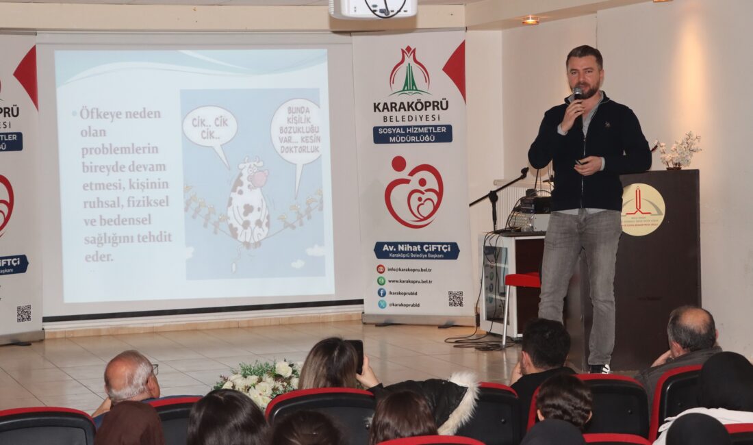 Karaköprü Belediyesi tarafından liseli öğrencilere “Zararlı Alışkanlıklar ve Öfke Kontrolü”