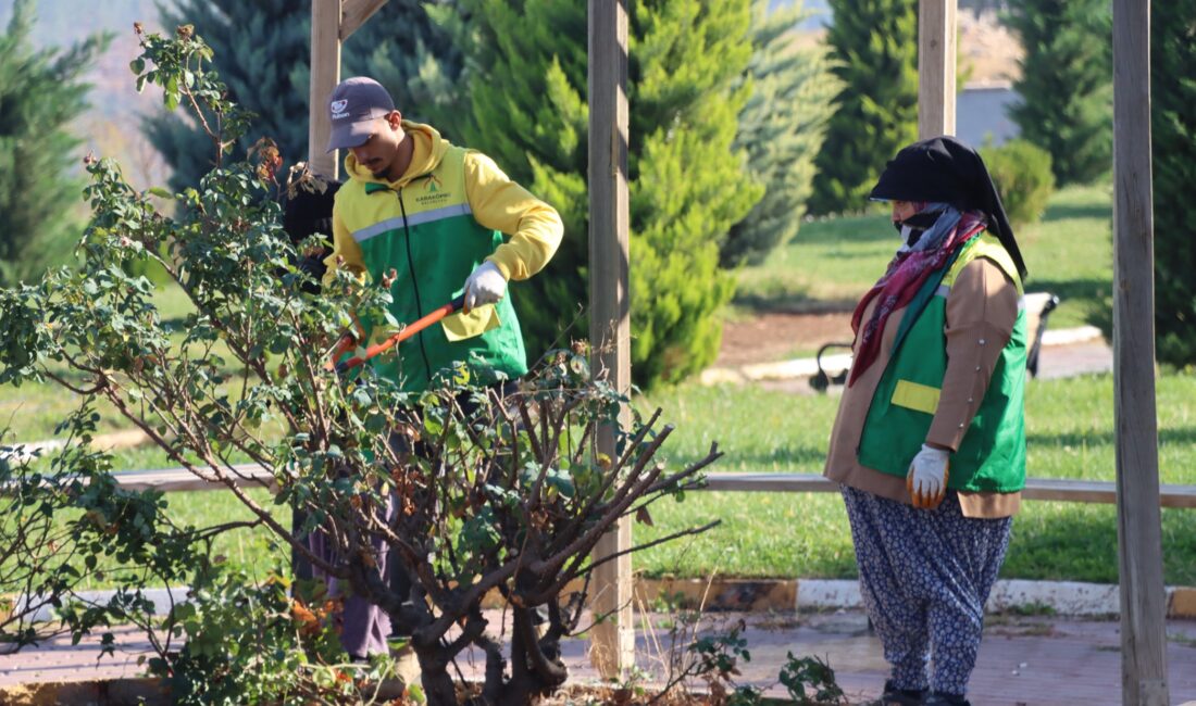 Karaköprü Belediyesi Park ve Bahçeler Müdürlüğü, ilçe genelindeki parklarda ve