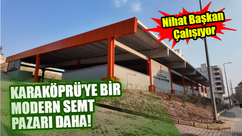 Karaköprü Belediyesi, ilçeye modern tesisler kazandırmaya devam ediyor. Seyrantepe Mahallesi’nde