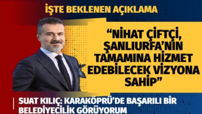 Yeniden Refah Partisi Genel Başkan Yardımcısı Suat Kılıç, Karaköprü Belediye